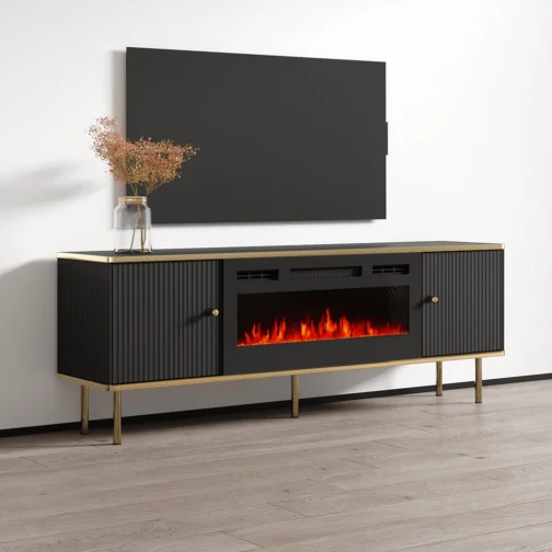 Camelia BL-EF Fireplace TV Stand - Image 5