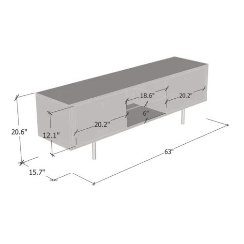 Cristal 01 TV Stand - Image 2