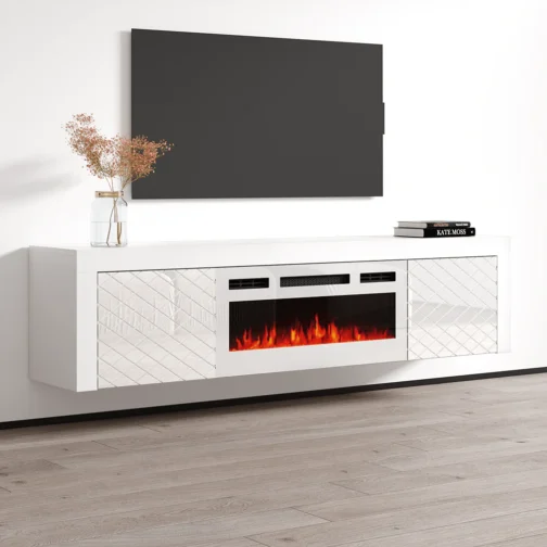 Dia WH-EF Floating Fireplace TV Stand - Image 4