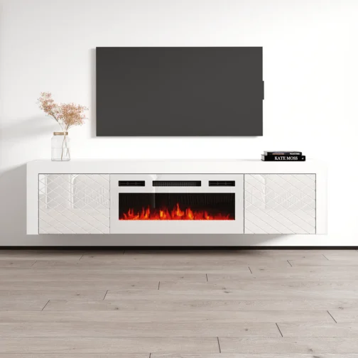 Dia WH-EF Floating Fireplace TV Stand - Image 5