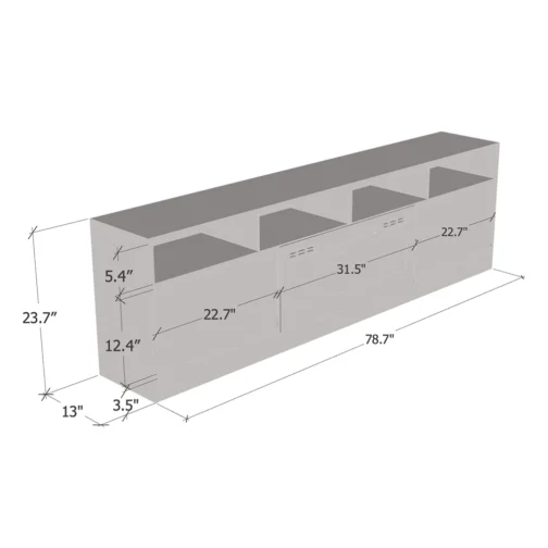 Disparo WH-05 Fireplace TV Stand - Image 5