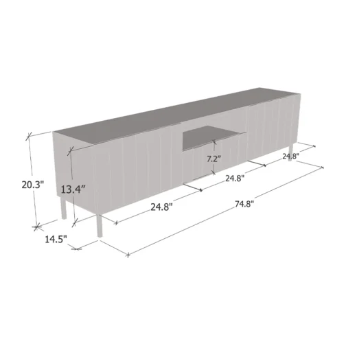 Elegante 01 TV Stand - Image 2