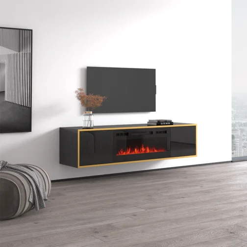 Goldie BL-EF Floating Fireplace TV Stand - Image 8