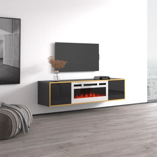 Goldie WH-EF Floating Fireplace TV Stand - Image 5