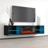 Lima BL-EF Floating Fireplace TV Stand - Image 3