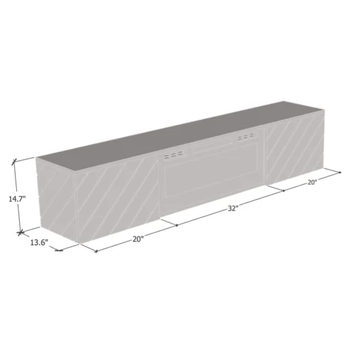 Luxe BL-EF Floating Fireplace TV Stand - Image 6