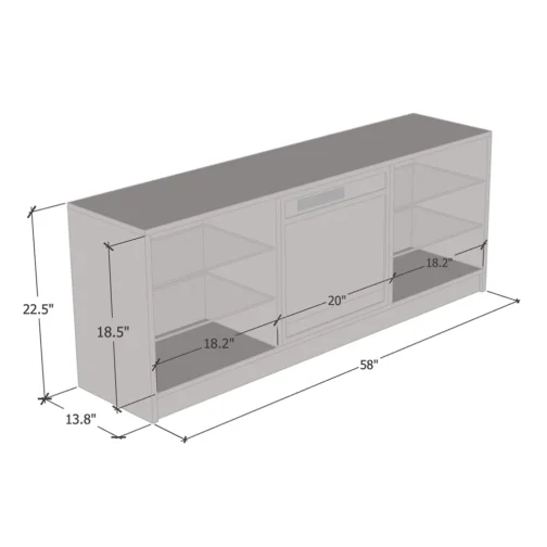 Manhattan Fireplace TV Stand - Image 3