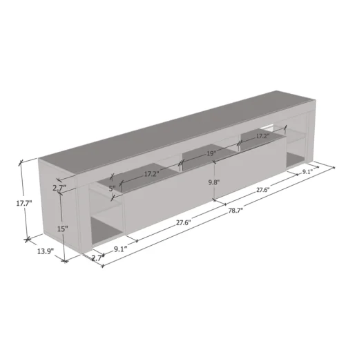 Milano 200 Floating TV Stand - Image 6