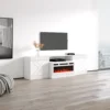 Excelente WH-01 Fireplace TV Stand - Image 5