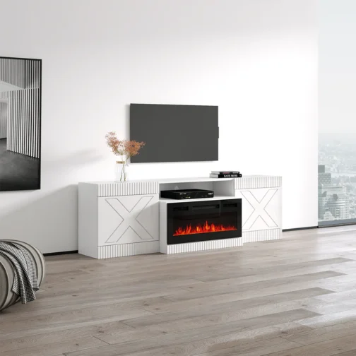 Excelente BL-01 Fireplace TV Stand - Image 5
